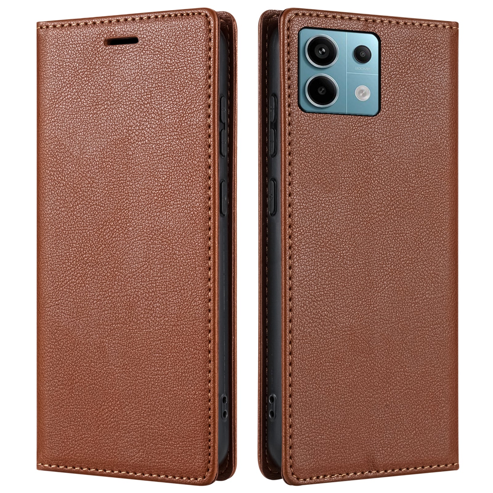 BKS-001 For Xiaomi Redmi Note 13 5G Case Drop-resistant Leather Cover with Magnetic Closure BKS-001 For Xiaomi Redmi Note 13 5G Case Drop-resistant Leather Cover with Magnetic Closure